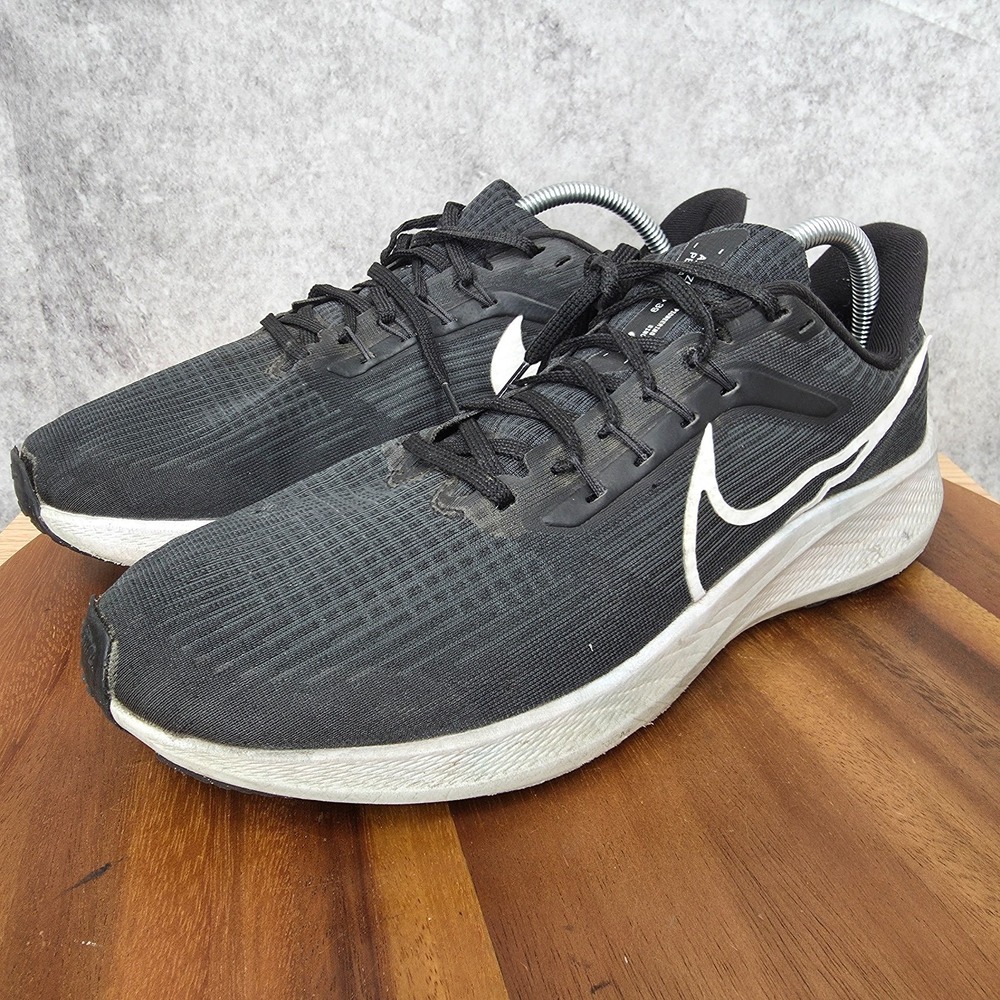 Nike Air Zoom Pegasus 39 Running Shoes Mens 10 Black White DH4071-001 - Picture 5 of 12